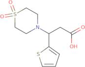 β-​2-​Thienyl-​4-​thiomorpholinepropan​oic acid 1,​1-​dioxide
