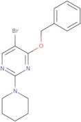 4-(Benzyloxy)-5-bromo-2-(piperidin-1-yl)pyrimidine