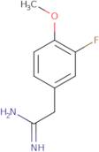 2-(3-Fluoro-4-methoxyphenyl)ethanimidamide