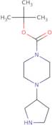 4-(Pyrrolidin-3-yl)piperazine-1-carboxylic acid tert-butyl ester