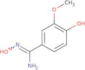 N',4-Dihydroxy-3-methoxybenzene-1-carboximidamide