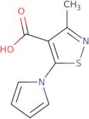 3-Methyl-5-(1H-pyrrol-1-yl)-1,2-thiazole-4-carboxylic acid