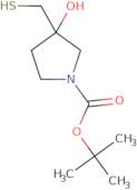 tert-Butyl 3-hydroxy-3-(sulfanylmethyl)pyrrolidine-1-carboxylate