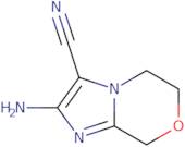 2-Amino-5H,6H,8H-imidazo[2,1-c][1,4]oxazine-3-carbonitrile