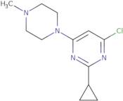 4-Chloro-2-cyclopropyl-6-(4-methylpiperazin-1-yl)pyrimidine