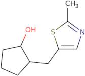 2-[(2-Methyl-1,3-thiazol-5-yl)methyl]cyclopentan-1-ol