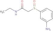 2-(3-Aminobenzenesulfinyl)-N-ethylacetamide