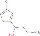 3-Amino-1-(4-chlorothiophen-2-yl)propan-1-ol