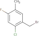1-(Bromomethyl)-2-chloro-4-fluoro-5-methylbenzene