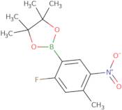 2-Fluoro-4-methyl-5-nitrophenylboronic acid pinacol ester