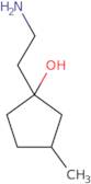 1-(2-Aminoethyl)-3-methylcyclopentan-1-ol