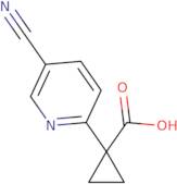 1-(5-Cyanopyridin-2-yl)cyclopropane-1-carboxylic acid