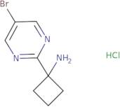 1-(5-Bromopyrimidin-2-yl)cyclobutan-1-amine hydrochloride