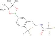 2,2,2-Trifluoro-N-{2-[5-(4,4,5,5-tetramethyl-1,3,2-dioxaborolan-2-yl)-2-(trifluoromethyl)phenyl]ethy