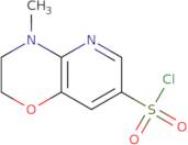 4-Methyl-3,4-dihydro-2H-pyrido[3,2-b][1,4]oxazine-7-sulfonyl chloride