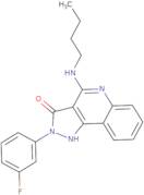 4-(Butylamino)-2-(3-fluorophenyl)-1H-pyrazolo[4,3-c]quinolin-3-one