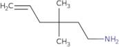 3,3-Dimethylhex-5-en-1-amine