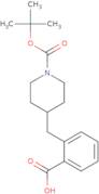 2-({1-[(tert-Butoxy)carbonyl]piperidin-4-yl}methyl)benzoic acid