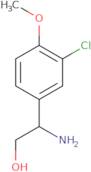 2-Amino-2-(3-chloro-4-methoxyphenyl)ethan-1-ol