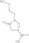 1-(2-Methoxyethyl)-5-oxopyrrolidine-3-carboxamide