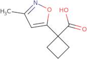 1-(3-Methylisoxazol-5-yl)cyclobutanecarboxylic acid