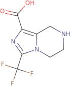 3-(Trifluoromethyl)-5H,6H,7H,8H-imidazo[1,5-a]pyrazine-1-carboxylic acid