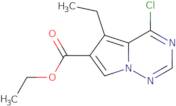 Ethyl 4-Chloro-5-ethylpyrrolo[2,1-f][1,2,4]triazine-6-carboxylate