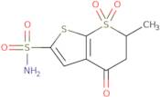 5,6-Dihydro-6-methyl-4-oxo-4H-thieno[2,3-b]thiopyran-2-sulfonamide 7,7-dioxide