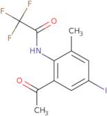2-Acetyl-4-iodo-6-methyl-N-(trifluoroacetyl)aniline