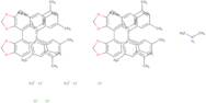 Dimethylammonium dichlorotri(mu-chloro)bis{(R)-(+)-5,5'-bis[di(3,5-xylyl)phosphino]-4,4'-bi-1,3-benzodioxole}diruthenate(II)