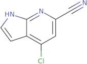 4-Chloro-1H-pyrrolo[2,3-b]pyridine-6-carbonitrile