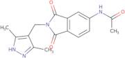 3-Fluoro-3-(3-fluoro-4-(pyrrolidin-1-ylmethyl)phenyl)-N-(2-methylpropyl)cyclobutanecarboxamide