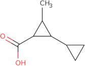 2-Cyclopropyl-3-methylcyclopropane-1-carboxylic acid