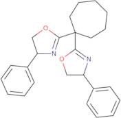 (4S,4'S)-2,2'-(Cycloheptane-1,1-diyl)bis(4-phenyl-4,5-dihydrooxazole)