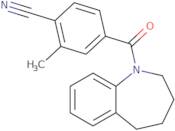 2-Methyl-4-(2,3,4,5-tetrahydro-1H-benzo[b]azepine-1-carbonyl)benzonitrile