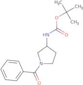 (S)-tert-Butyl 1-benzoylpyrrolidin-3-ylcarbamate