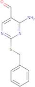 4-Amino-2-benzylsulfanyl-pyrimidine-5-carbaldehyde