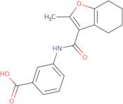 3-[(2-Methyl-4,5,6,7-tetrahydro-benzofuran-3-carbonyl)-amino]-benzoic acid