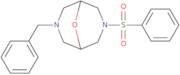 3-(benzenesulfonyl)-7-benzyl-9-oxa-3,7-diazabicyclo[3.3.1]nonane