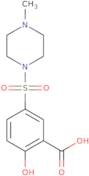 2-Hydroxy-5-[(4-methyl-1-piperazinyl)sulfonyl]benzoic acid