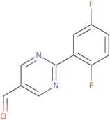 2-(2,5-Difluorophenyl)pyrimidine-5-carbaldehyde