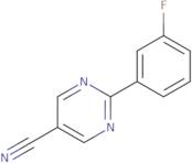 2-(3-Fluoro-phenyl)-pyrimidine-5-carbonitrile