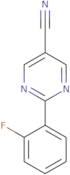 2-(2-Fluorophenyl)pyrimidine-5-carbonitrile