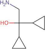 2-Amino-1,1-dicyclopropylethan-1-ol