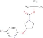 tert-Butyl (3R)-3-[(5-bromopyridin-2-yl)oxy]pyrrolidine-1-carboxylate