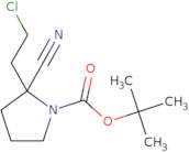 tert-Butyl 2-(2-chloroethyl)-2-cyanopyrrolidine-1-carboxylate