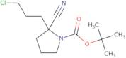 tert-Butyl 2-(3-chloropropyl)-2-cyanopyrrolidine-1-carboxylate