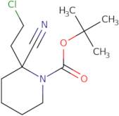 tert-Butyl 2-(2-chloroethyl)-2-cyanopiperidine-1-carboxylate