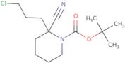 tert-Butyl 2-(3-chloropropyl)-2-cyanopiperidine-1-carboxylate