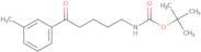 tert-Butyl N-[5-(3-methylphenyl)-5-oxopentyl]carbamate